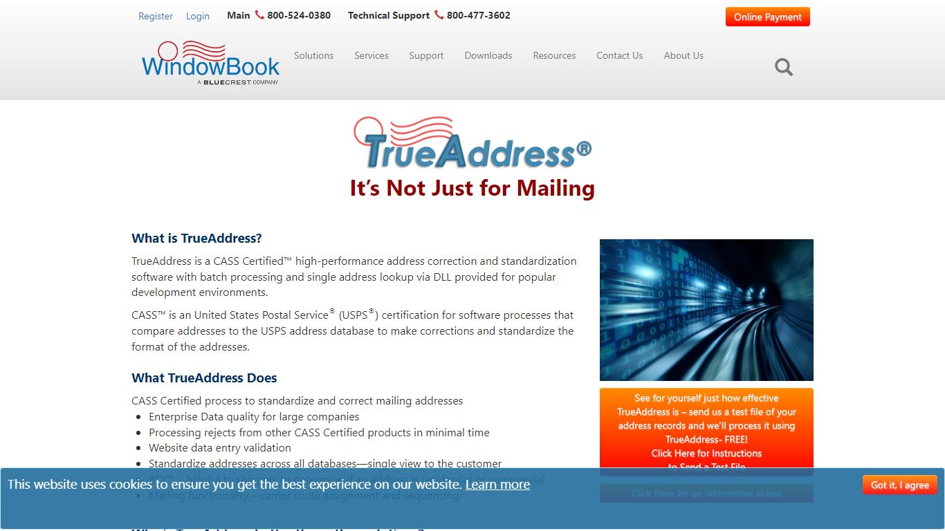 TrueAddress® - Window Book, Inc.